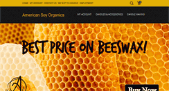 Desktop Screenshot of americansoywax.com